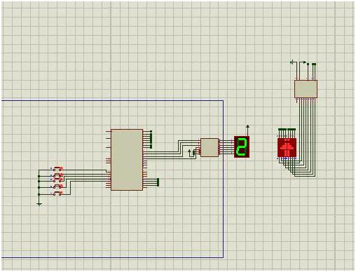 Simulation code running effect.